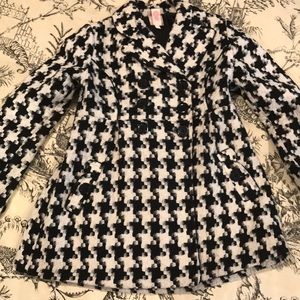 Candies Herringbone Pea Coat
